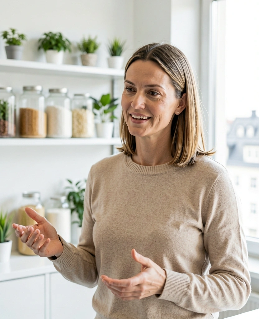 Ernährungsberaterin im Gespräch